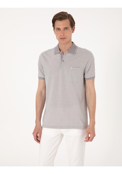 Pierre Cardin Erkek Gri Tişört 50307848-vr024 Gri