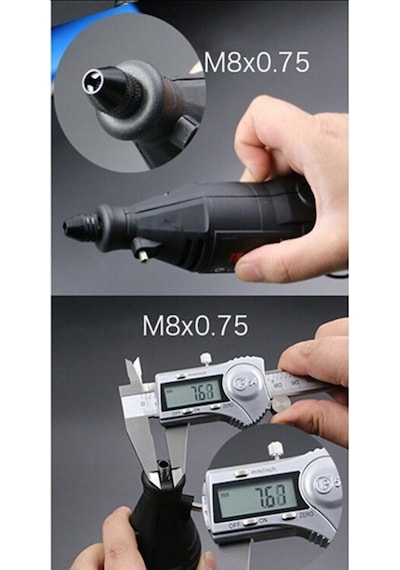 5298 Hobi Gravür Makinaları için Otomatik Mini Mandren 8 MM