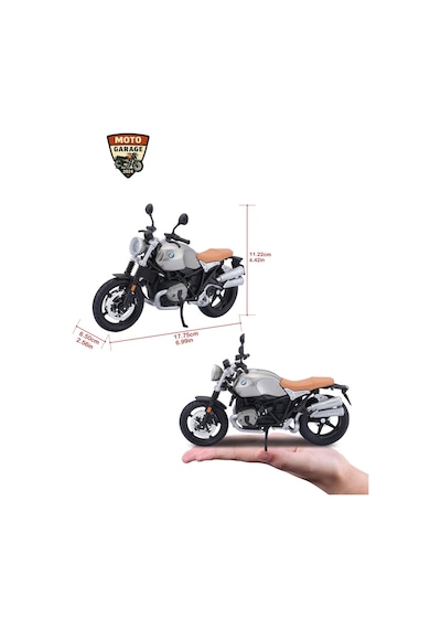 Bmw R Ninet Maket - 1:12 Diecast Scrambler Model