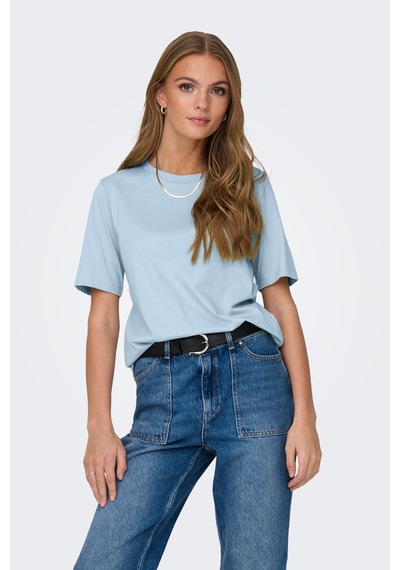Only Bayan T Shirt 15270390 Açık Mavi Açık Mavi