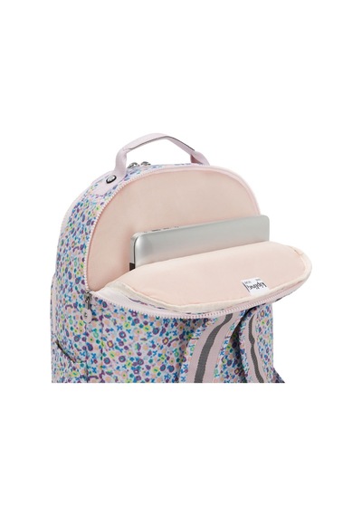 Kipling Seoul Lap Large Sırt Çantası Digi Flower Print Kı58167er Çok Renkli