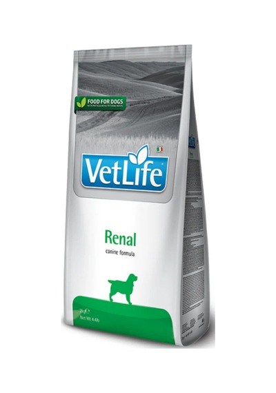Vet Life Natural Adult Dog Renal Diyet Yetişkin Köpek Maması 2 Kg