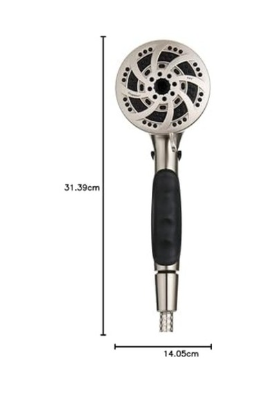Etl Oxygenics 92489 Fury Rv El Duşu, Fırçalanmış Nikel, 183 Cm Hortum