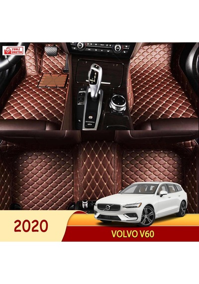 Volvo V60 2020 5D Havuzlu Suni Deri Oto Paspas