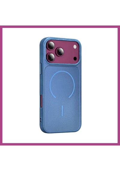 Gees Global İphone 18 Pro Max Azus Magsafe Kapak - Açık Mavi Gbzs