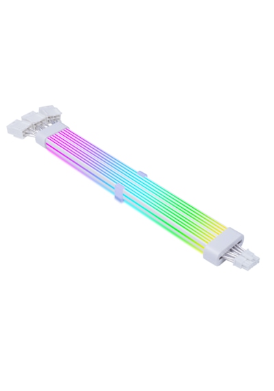 Zoko 1x24 Pin / 1x16 Pin Argb Aydınlatmalı Sleeved Kablo Seti