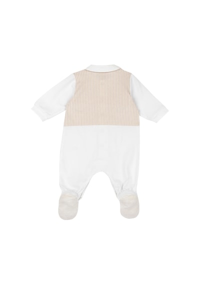Chicco Kız Bebek Önden Açılan Tulum 09101466000000 000033 Beyaz