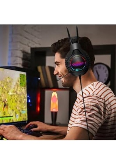 H608 5.1 Kafaüstü Rgb Gaming Oyuncu Mikrofonlu Kulaklık - Dsp006