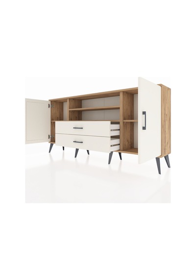 Arges Konsol 4 Raflı 2 Çekmeceli 2 Kapaklı 176x30x83 Çam-aytaşı/aytaşı Aytaşı/aytaşı Arges Konsol 4 Raflı 2 Çekmeceli 2 Kapaklı 176x30x83 Çam-aytaşı/aytaşı Aytaşı/aytaşı