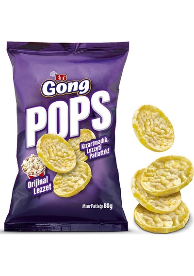 Eti Gong Pops Sade 10 x 80 G