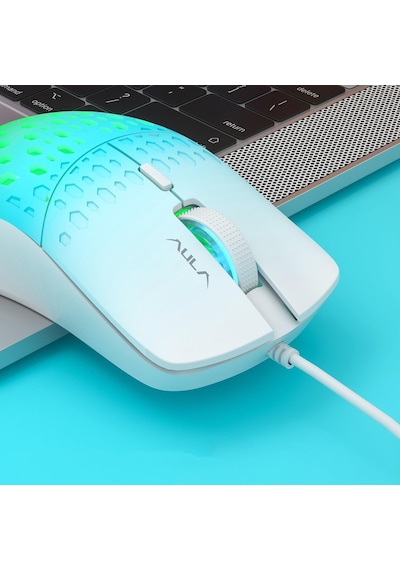 Aula S11 Pro 3600 DPI RGB Optik Oyuncu Mouse