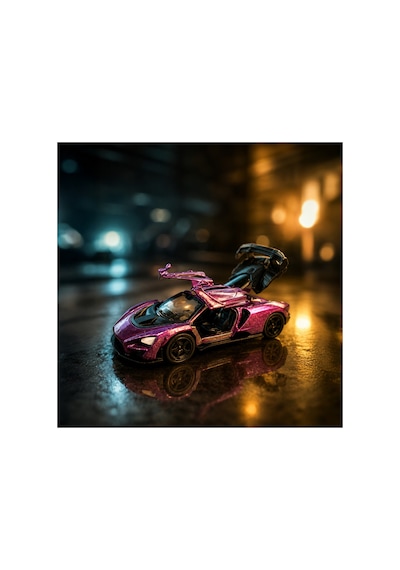 4'lü Die Cast Metal Spor Araba Seti Set 1 1:64 Ölçek - Açılır Kapı & Bagaj - Kutulu Koleksiyon Karışık Renk Ve Model