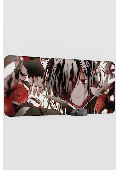 Dororo Anime V3 - 90x40 Xxl Gaming Kauçuk Kaymaz Taban Mouse Pad Fare Altlığı