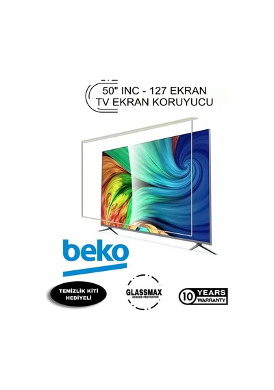 Beko 50u8500 Uyumlu 50" Inç 127 Ekran Tv Ekran Koruyucu
