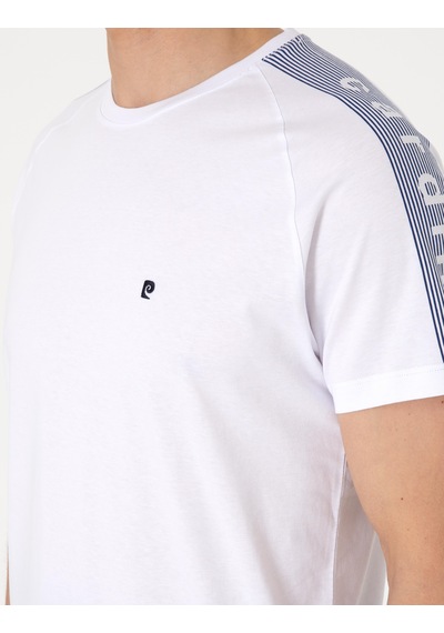 Pierre Cardin %100 Pamuk 6085 Luxury Kısa Kol Erkek Pijama Takımı Beyaz