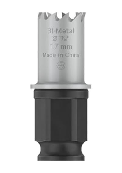 1 X Pro Sheet Metal Power Change Plus Delik Testeresi Paslanmaz Çelik Saclar, Çelik Saclar, Ø 17 Mm, Profesyonel Aksesuar Matkap/tornavida İçin