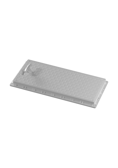 30x60 Dikdörtgen Rögar Kapağı + Çerçeve + Düz Kapak