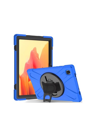 Samsung Galaxy T220 Tab A7 Lite 8.7 Kılıf Amazing Tablet Kapak - Mavi Arka Kapak