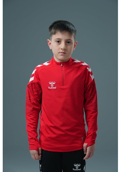 Hummel Line Antrenman Eşofman Üstü Kırmızı Çocuk