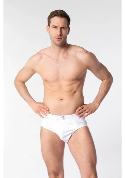 Seher Yıldızı Penye Slip 6'lı Paket Ser 0005 Beyaz