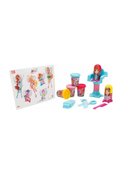 9802 Crafy Winx Sihirli Salon Oyun Hamur Seti 15 Parça -sunman Çok Renkli