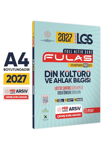 2027 8.sınıf Full Lgs Altın Seri Fulas Meb Çıkmış Soru Bankası Ve Lgs 12li Online Set Baskı Ücreti
