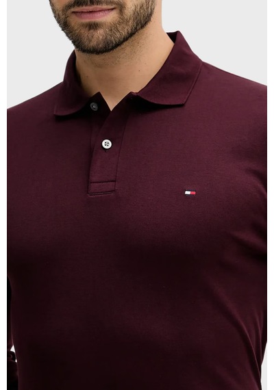 Tommy Hilfiger Erkek Polo Yaka T Shirt Mw0mw37317 Vlp Bordo Bordo