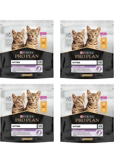 Purina Pro Plan Kitten Yavru Tavuklu Kedi Kuru Mama 400 G X 4 Adet