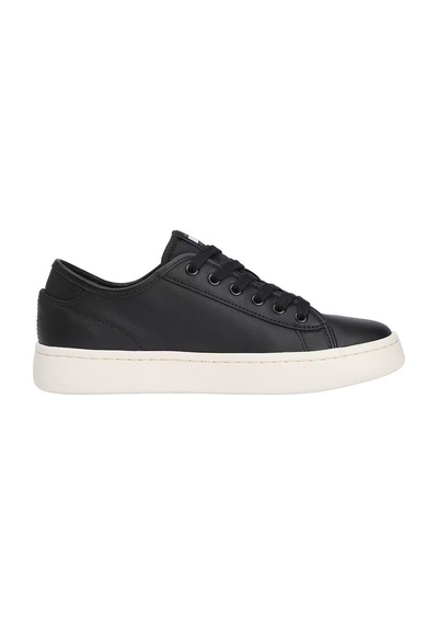 Tommy Hilfiger Kadın Hafif Tabanlı Kort Sneaker - Siyah Triple Black