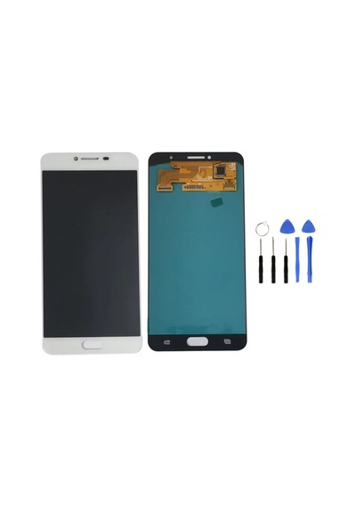 Samsung C7 C700 Uyumlu Lcd Ekran Dokunmatik Beyaz