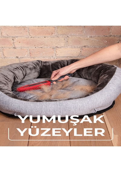 Vld0000000469 Vileda Pet Pro Elektrostatik Tüy Toplayıcı Fırça, Dar Alanlar İçin İdeal, Yıkanabilir, Uzun Ömürlü Vileda