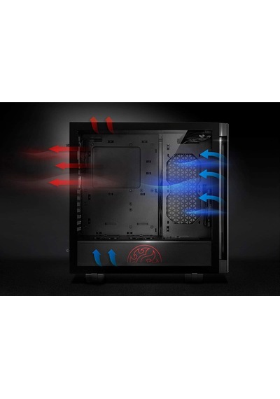 Invader-bkcww Usb 3.0 Temperli Cam Atx Mid-tower Gaming Oyuncu Kasa