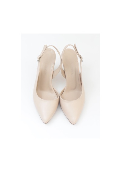 Nesilshoes Nesil Shoes Tam 181 Ten Topuklu Kadın Sandalet