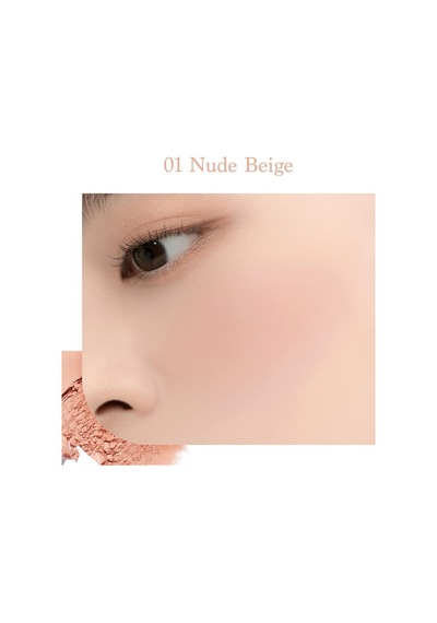 Karıştırılabilir Renk Tonlarına Sahip 4 Lü Allık Paleti Blending Mood Cheek 04 Beige Knit Çok Renkli