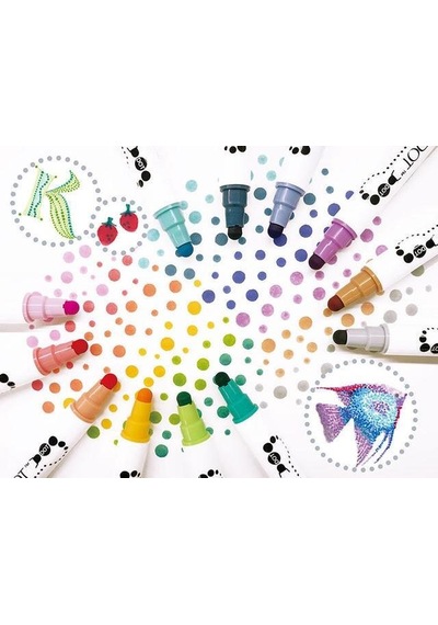 Zig Clean Color Dot Çift Taraflı 6'lı Set