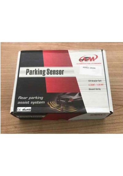 Araç Park Sensörü 18mm Bip-bip Sesli Beyaz Aem