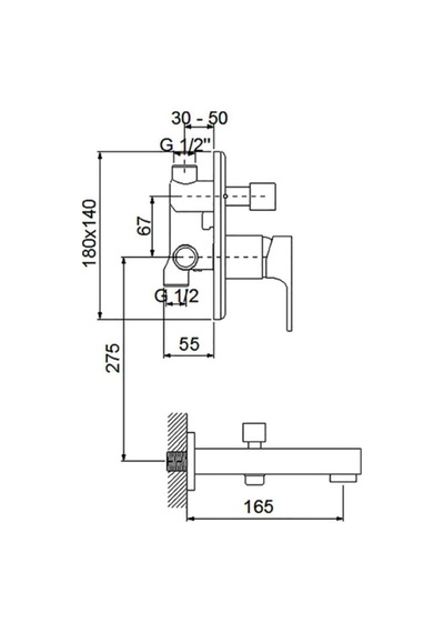 Newarc Aqua Ankastre Banyo Bataryası Mat Siyah - 941131b 297096 Diğer