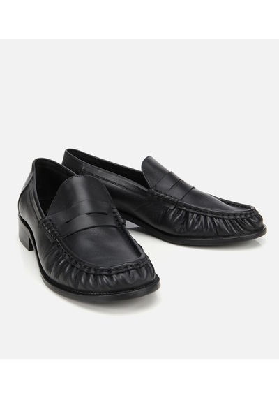 Hotiç Kadın Deri Siyah Günlük Loafer 01ayh311570a100 Siyah
