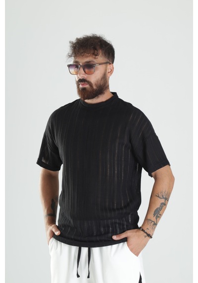 Cocopelli Tasarım Siyah T-shirt Coc1105 Siyah