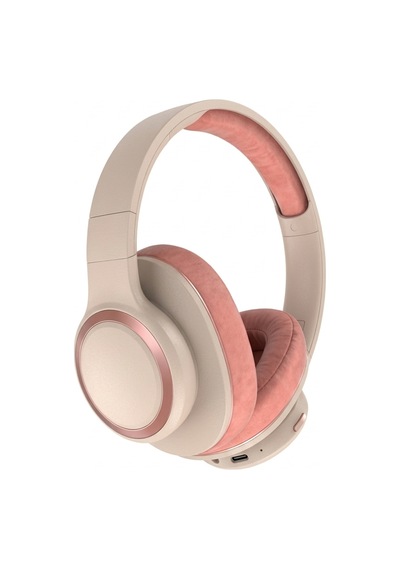 Yeni Nesil Şık Ergonomik Tasarım Extra Bass Kablosuz Bluetooth Mikrofonlu Spor Kulaklık Sd Kartlı Bej - 589802581