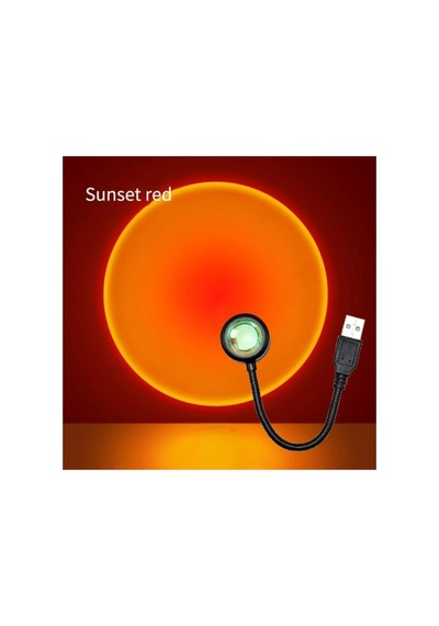 Bidebuvar Taşınabilir Usb Sunset Gün Batımı Ambiyans Işığı Lamba Diğer