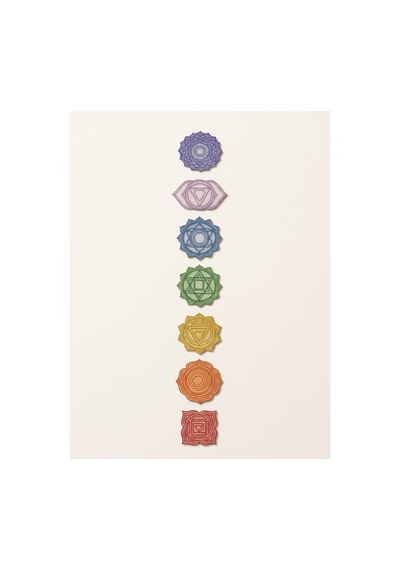 7 Çakra Selenit Meditasyon Kiti