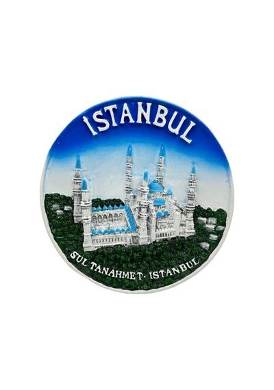 Sultanahmet Kabartmalı Dekoratif Tabak Masa Ve Duvar Dekor 15 Cm