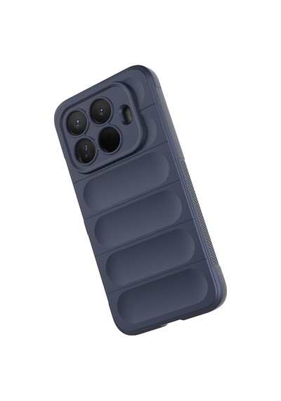 Xiaomi 15t Pro Kılıf Elde Tutma Kolaylıkla Kaydırmaz Kenar Line Dizayn Optietnik Kapak Lacivert
