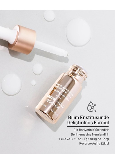 Ovaco Egg B.p Cell Ampul Snow Gold Edition, Yumurta Kök Hücreli Yaşlanma Karşıtı Yoğun Serum, 11ml X 5 Ampul, Cilt Sıkılaştırıcı, Yaşlanmayı Tersine Çeviren Ve Yenileyici Serum