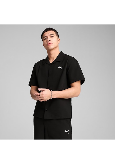 Puma Wardrobe Essentials Erkek Siyah Gömlek 629663-01 Siyah
