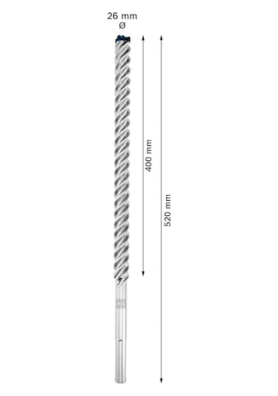 Bosch Expert Sds Max-8x Kırıcı Delici Delme Ucu 26 X 400 X 520 Mm  - 2608900246