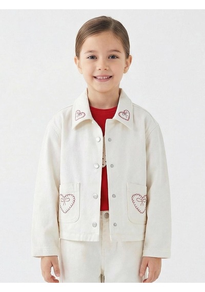 Xo Kids Kız Çocuk Ceket 4-13 Yaş 26146 KREM