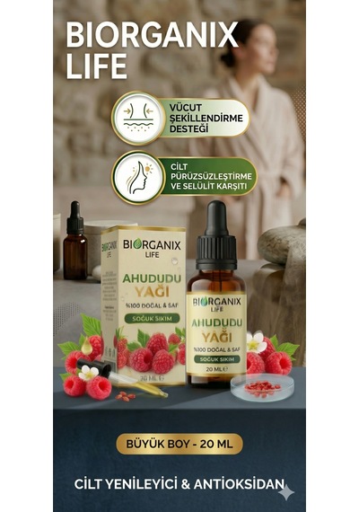Life %100 Saf Ahududu Yağı - Doğal Güneş Koruyucu & Anti-aging Bakım 20 Ml