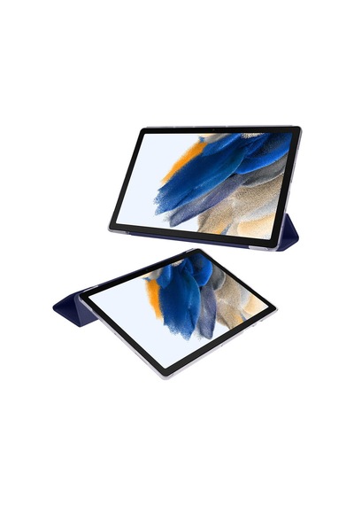Mobilteam Galaxy Tab A8 10.5 Sm-x200 2021 Uyumlu Smart Cover Standlı 1-1 Kılıf-kırm Tablet Kılıfı